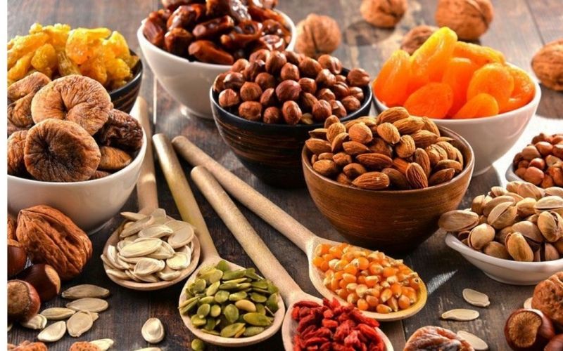 Cách sử dụng hạt sấy khô mix