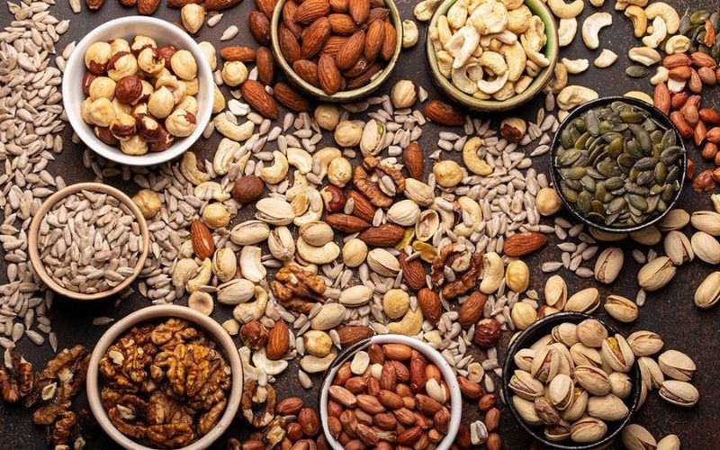 Hạt sấy khô mix có rất nhiều chất dinh dưỡng