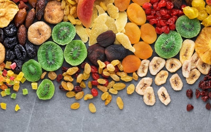 Lợi ích của trái cây sấy dẻo